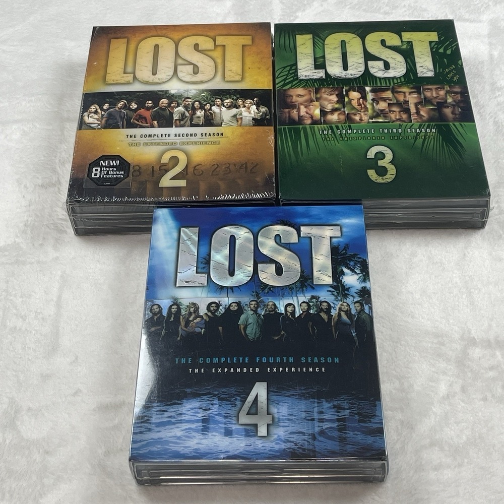 Lost: the Complete Second Third & Fourth Season (DVD, 2005) Drama Adventure